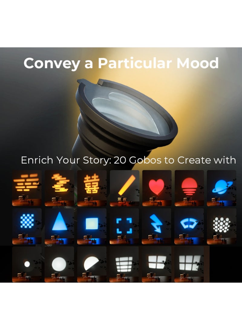 SmallRig RF 10C Portable Focusable LED Video Light – Compact Creative Lighting for Photography, Videography & Content Creation - Image 5